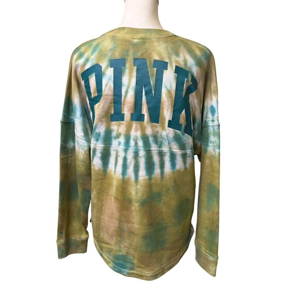 Victoria Secret PINK Pullover Green Tie Dye - Women's XS